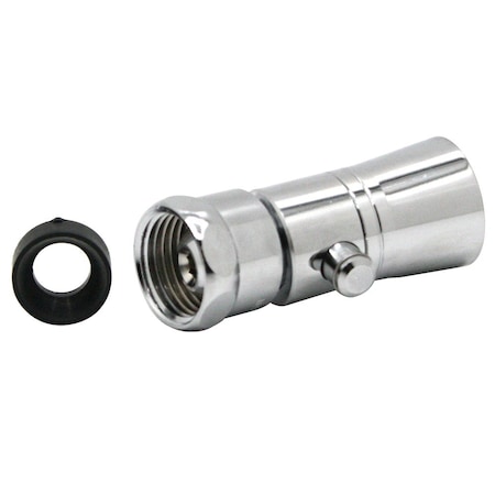 Thrifco Plumbing Thrifco 4400139 Brass Shower Head with Shut-Off - Chrome 4400139